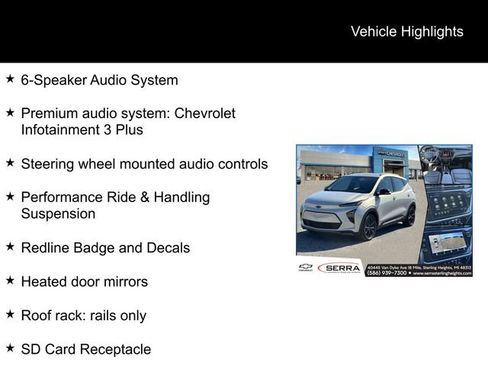 Certified 2023 Chevrolet Bolt EUV Premier w/ Redline Edition image 5