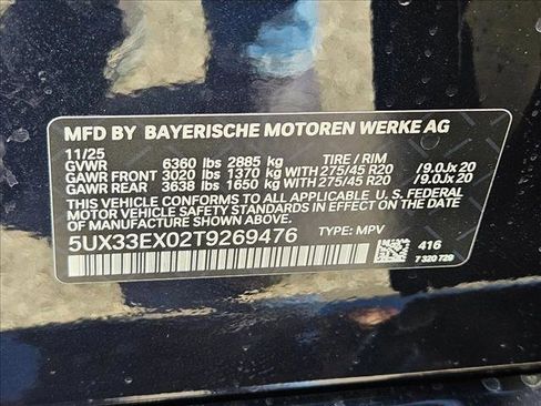 New 2026 BMW X6 xDrive40i w/ Climate Comfort Package image 18