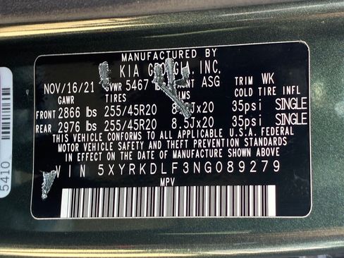 Used 2022 Kia Sorento SX Prestige w/ Rust Color Package AWD/4WD image 35