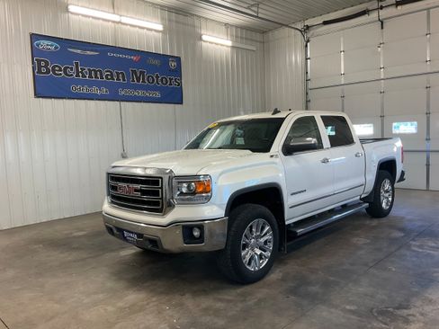 Used 2015 GMC Sierra 1500 SLT w/ SLT Crew Cab Value Package AWD/4WD image 1