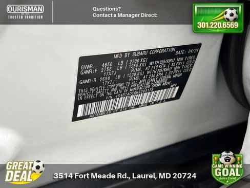 Used 2024 Subaru Outback Premium AWD/4WD image 32