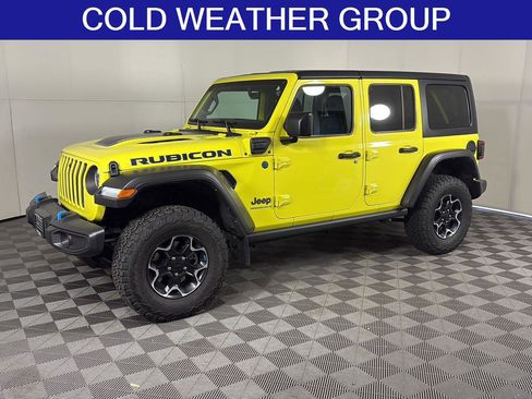 Used 2023 Jeep Wrangler Unlimited Rubicon 4xe w/ Cold Weather Group image 1