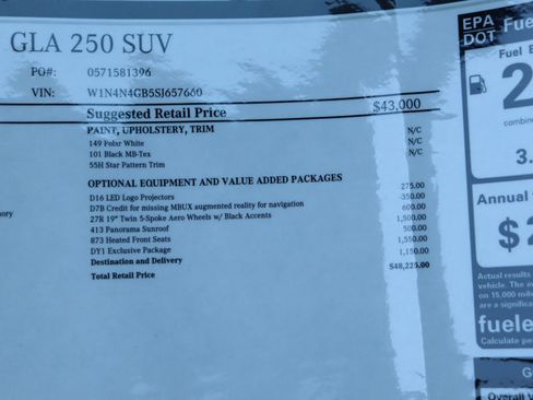 New 2025 Mercedes-Benz GLA 250 image 51