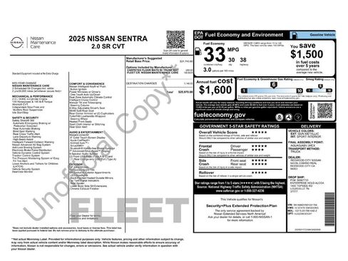 Used 2025 Nissan Sentra SR FWD image 28