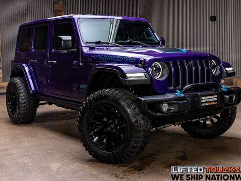 Used 2023 Jeep Wrangler Unlimited Rubicon 4xe w/ Steel Bumper Group image 1