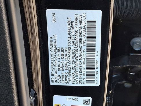 Certified 2024 Honda Accord EX image 27