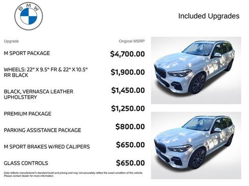 Certified 2022 BMW X5 xDrive40i w/ M Sport Package AWD/4WD image 3
