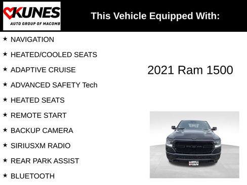 Used 2021 RAM 1500 Laramie w/ Night Edition image 3