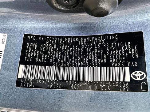 Used 2023 Toyota Corolla SE image 60