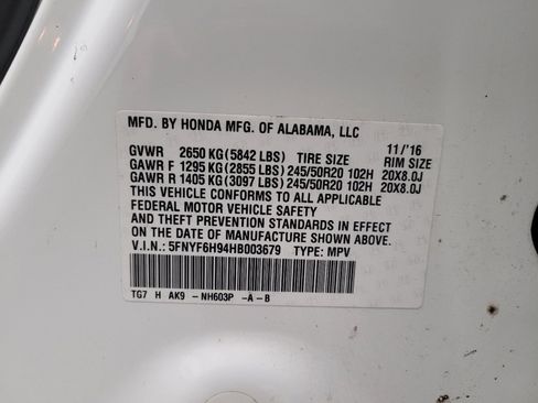 Used 2017 Honda Pilot Touring image 33