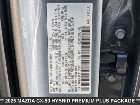 New 2025 MAZDA CX-50 2.5 Hybrid w/ Weather Package image 15