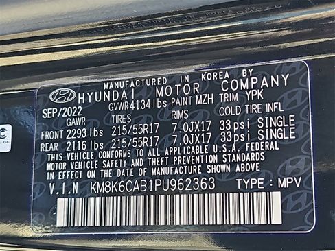 Certified 2023 Hyundai Kona SEL w/ Cargo Package image 41