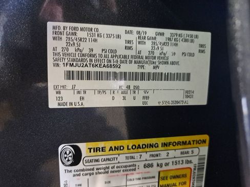Used 2019 Ford Expedition Limited w/ Equipment Group 302A AWD/4WD image 35