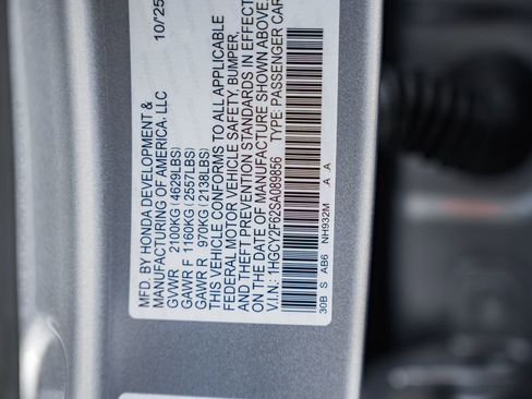 New 2025 Honda Accord EX-L image 40