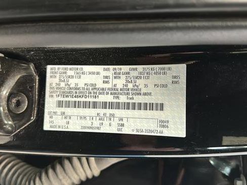 Used 2019 Ford F150 Lariat w/ Equipment Group 502A Luxury image 39