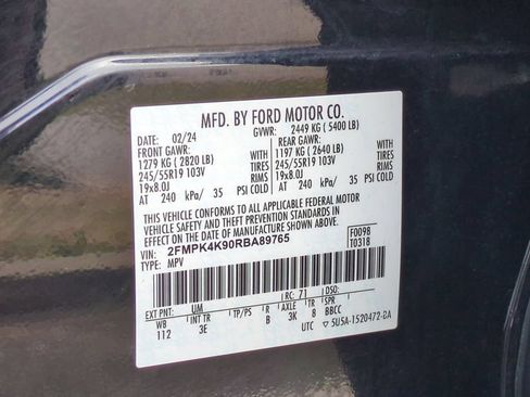 Used 2024 Ford Edge Titanium AWD/4WD image 35