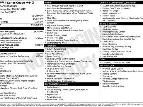 Used 2024 BMW M440i Coupe w/ Premium Package RWD image 42