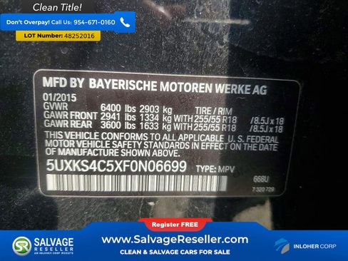 Used 2015 BMW X5 xDrive35d AWD/4WD image 17