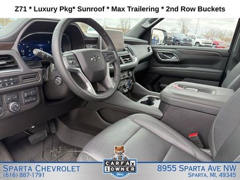 Used 2024 Chevrolet Tahoe Z71 w/ Luxury Package AWD/4WD image 16