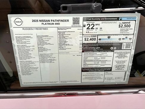 New 2025 Nissan Pathfinder Platinum image 39