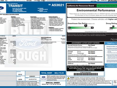 Used 2025 Ford Transit 250 Low Roof w/ Exterior Upgrade Package RWD image 21