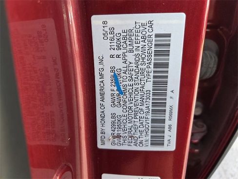 Used 2018 Honda Accord LX image 18