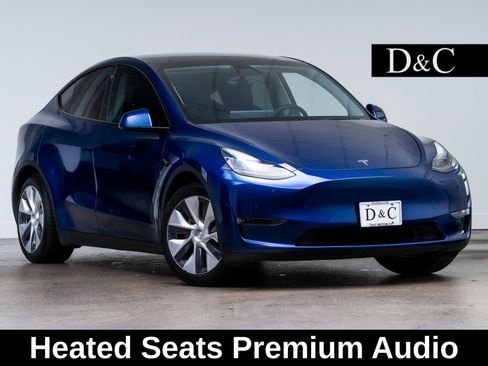 Used 2021 Tesla Model Y Long Range AWD/4WD image 1