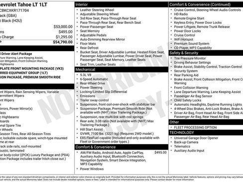 Used 2019 Chevrolet Tahoe LT RWD image 2