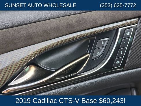Used 2019 Cadillac CTS V w/ Carbon Fiber Package RWD image 23