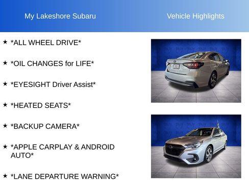 Certified 2025 Subaru Legacy Premium AWD/4WD image 6