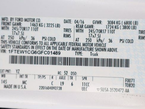 Used 2016 Ford F150 XLT w/ Equipment Group 301A Mid image 42