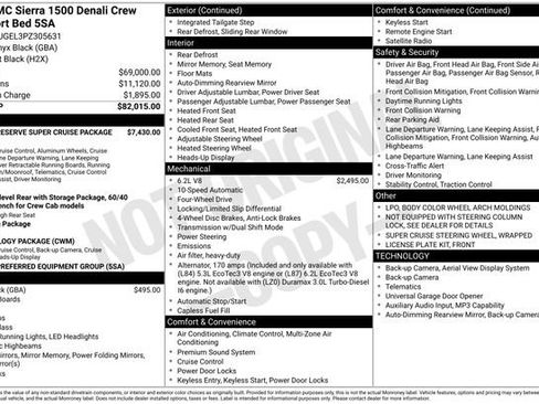 Certified 2023 GMC Sierra 1500 Denali AWD/4WD image 14
