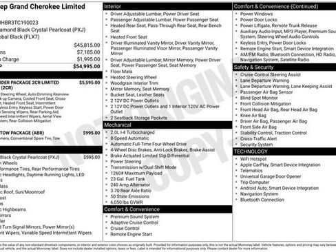 New 2026 Jeep Grand Cherokee Limited AWD/4WD image 36