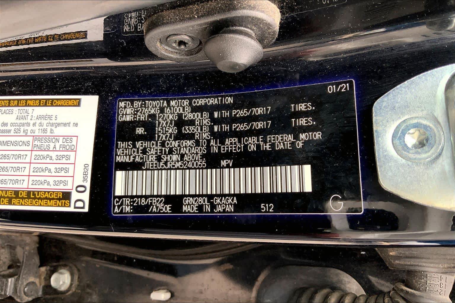Used 2021 Toyota 4Runner SR5 RWD image 35