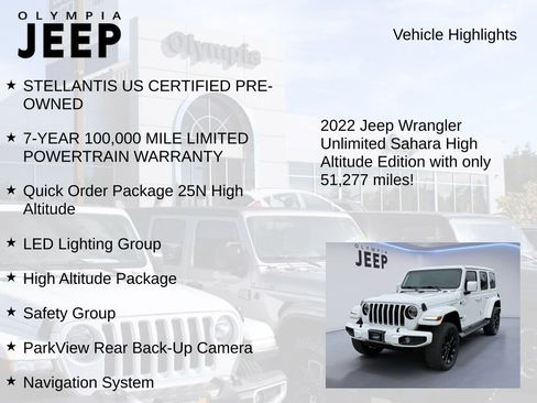 Certified 2022 Jeep Wrangler Unlimited Sahara image 7