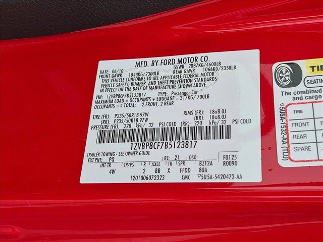 Used 2011 Ford Mustang GT Premium w/ GT Coupe Accessory Pkg 5 RWD image 23