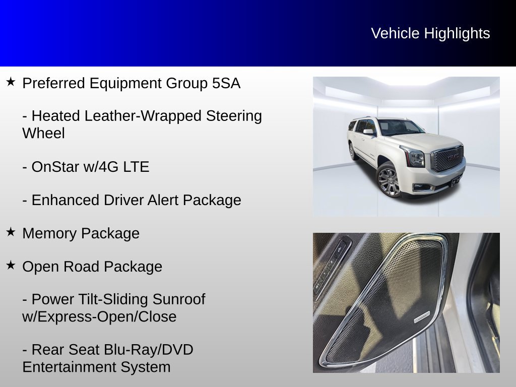 Used 2016 GMC Yukon XL Denali w/ Open Road Package AWD/4WD image 20