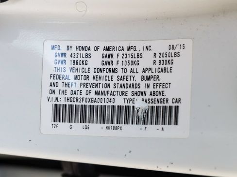 Used 2016 Honda Accord EX image 57