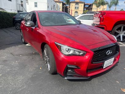 Used 2022 INFINITI Q50 Red Sport 400 w/ Carbon Fiber Package