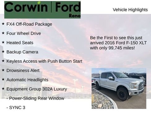 Used 2016 Ford F150 XLT w/ Equipment Group 302A Luxury image 4