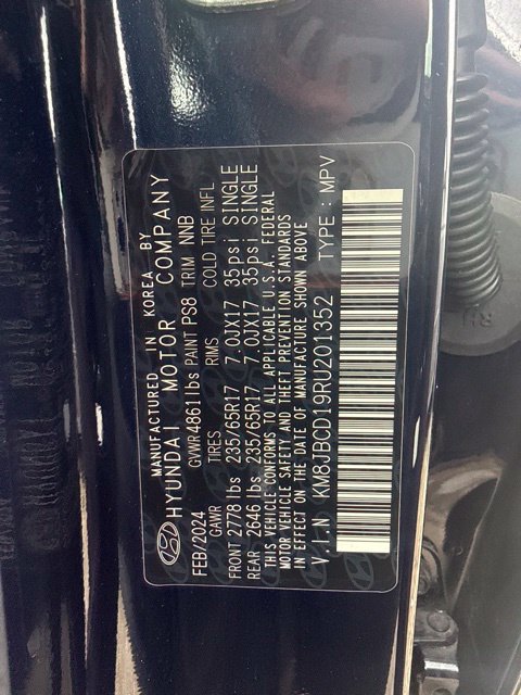 Used 2024 Hyundai Tucson Blue AWD/4WD image 14