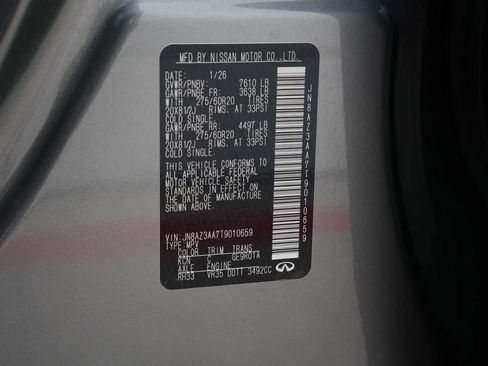 New 2026 INFINITI QX80 Pure w/ Cargo Package RWD image 27