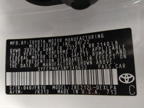 Used 2022 Toyota Corolla LE FWD image 33