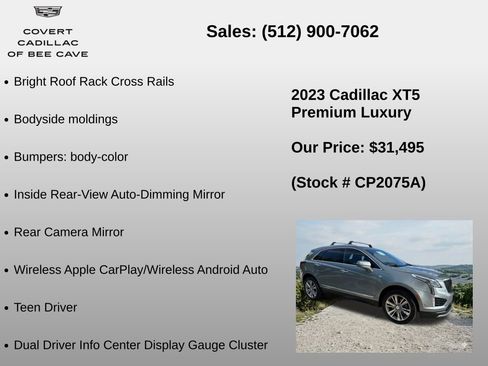 Used 2023 Cadillac XT5 Premium Luxury w/ Technology Package image 36