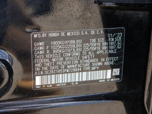 Certified 2023 Honda HR-V Sport image 39