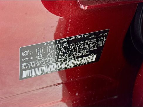 New 2026 Subaru Ascent Limited AWD/4WD image 38