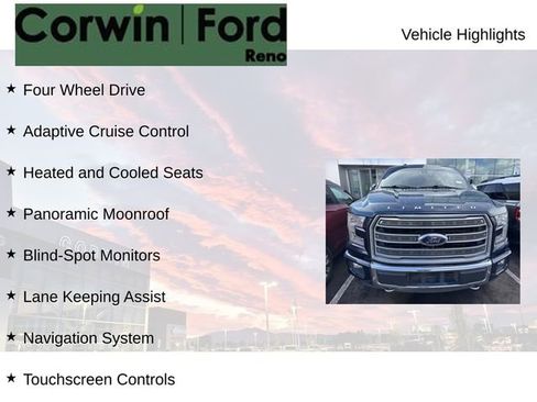 Used 2017 Ford F150 Limited w/ Trailer Tow Package image 8