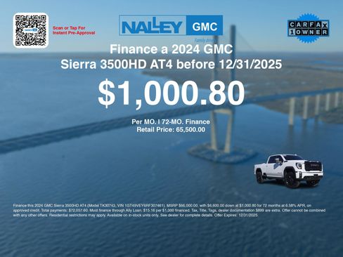 Used 2024 GMC Sierra 3500 AT4 w/ AT4 Premium Plus Package image 3