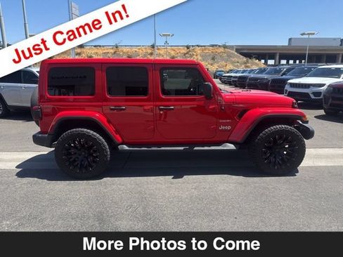 Used 2021 Jeep Wrangler Unlimited Sahara w/ LED Lighting Group AWD/4WD image 7