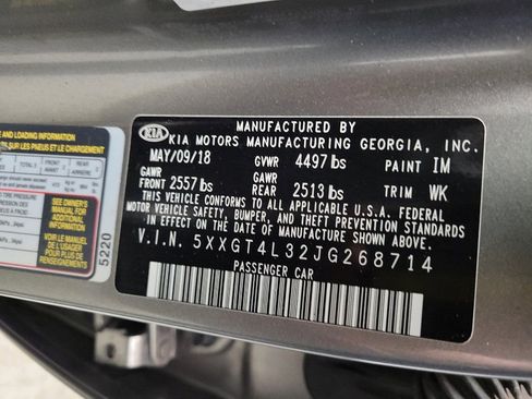 Used 2018 Kia Optima LX w/ 17" Alloy Wheels Package FWD image 33